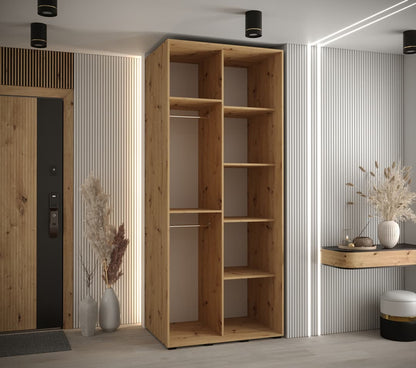 Sapporo II Sliding Door Wardrobe 100cm