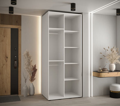 Sapporo II Sliding Door Wardrobe 100cm