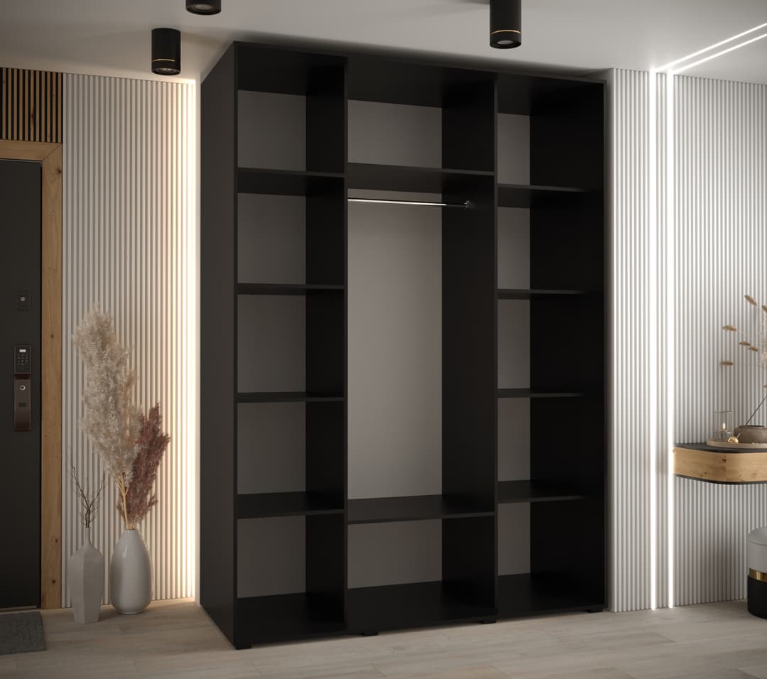 Sapporo I Sliding Door Wardrobe 160cm