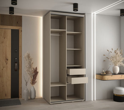 Dakota IX Sliding Door Wardrobe 120cm