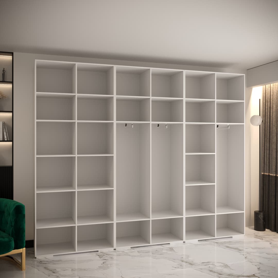 Manhattan IV Hinged Door Wardrobe 300cm