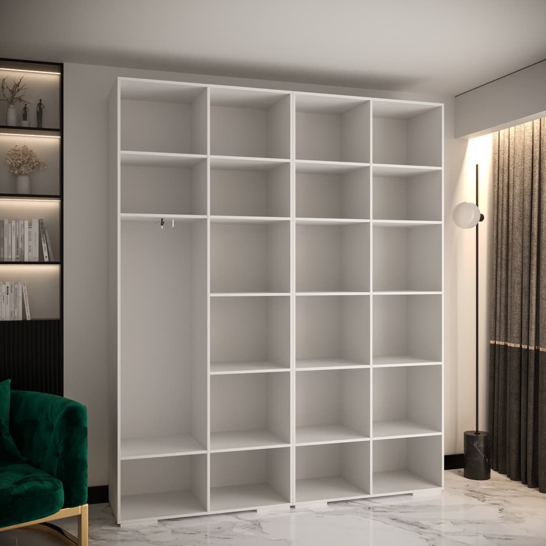 Manhattan I Hinged Door Wardrobe 200cm