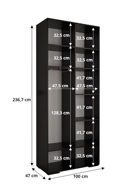 Inova III Hinged Door Wardrobe 300cm